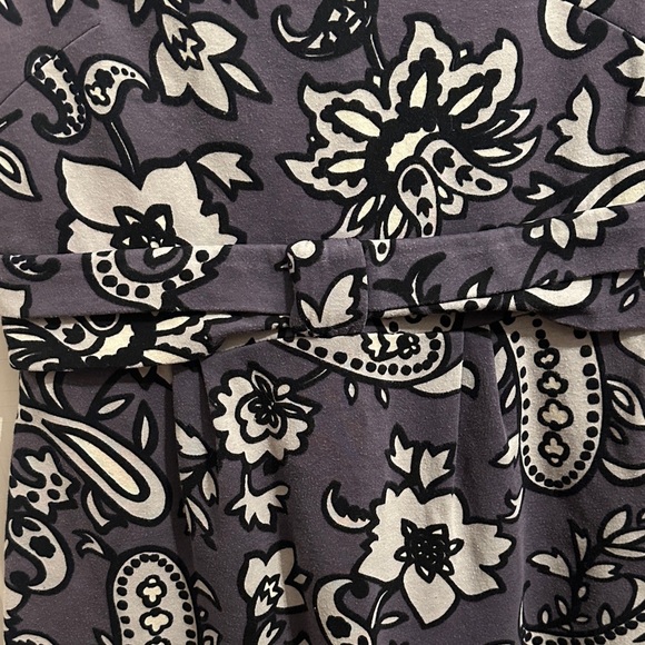 Boden Roma Paisley Floral Purple Dress romantic European getaway - Picture 7 of 8